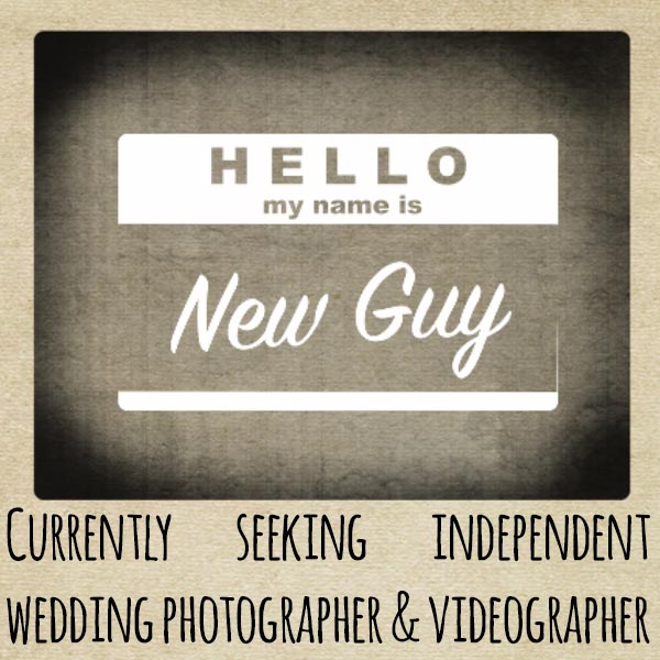 We are currently looking for a professional wedding photographer and a professional videographer to join our family of brands here at the 8th Street Studio photography co op.