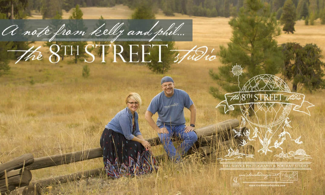 Kelly Zimmerman and Phil White,  Professional Photographers in Boise at The 8th Street Studio
